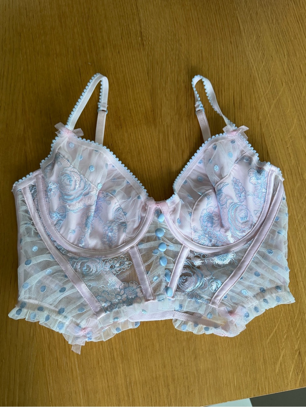 For Love And Lemons Corset Top Pink Purple size Medium